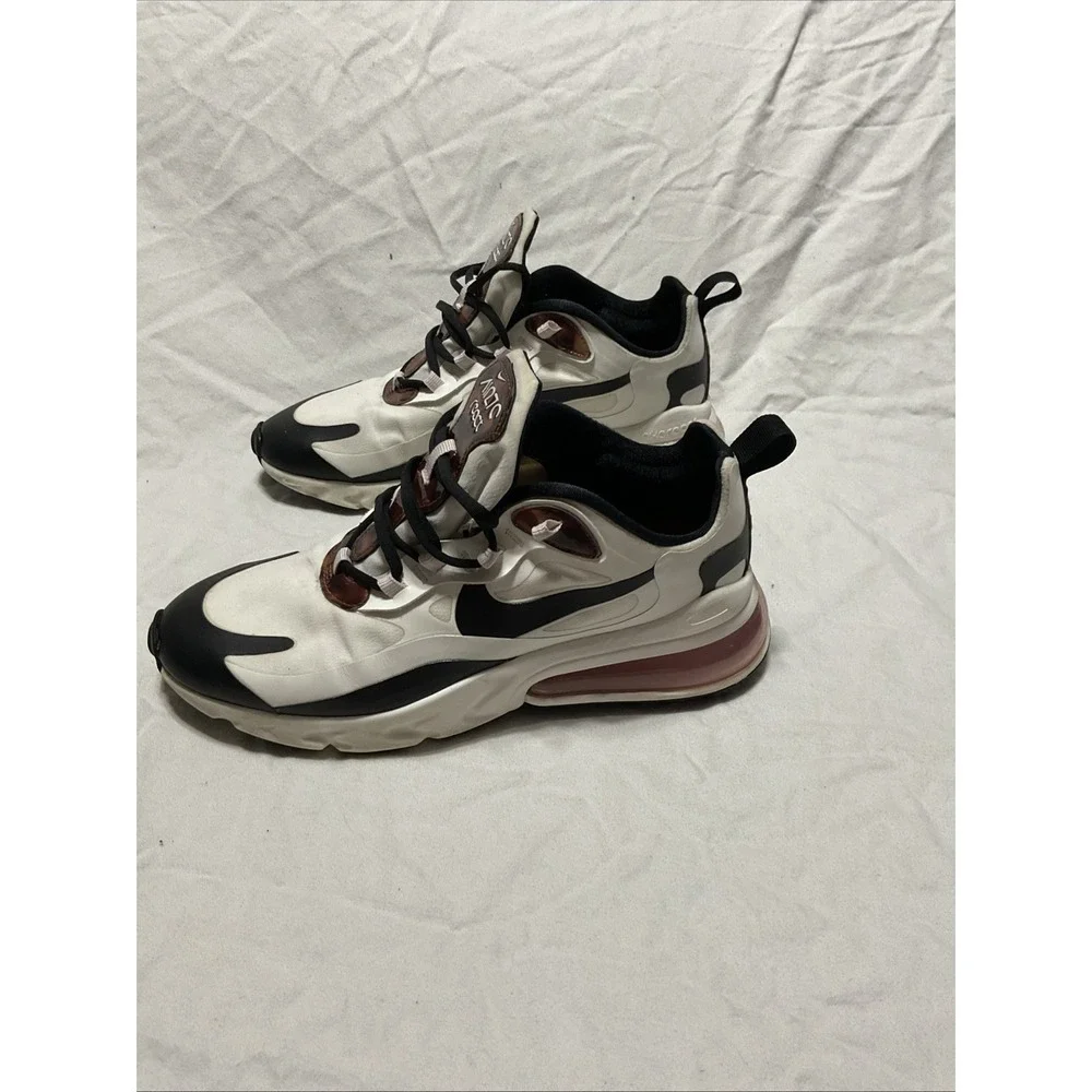 Nike Air 70 React Women's 8.5 Ivory Rose Athletic Running‎ Shoe CU4752-100